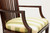 SOLD - Barbara Barry for BAKER Contemporary Mahogany Dining Armchairs - Pair