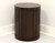 SOLD - Barbara Barry for BAKER Contemporary Mahogany Round Cabinet Accent Table