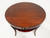 SOLD - Barbara Barry for BAKER Contemporary Mahogany Round Two-Tier Center Accent Table