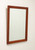 WILLETT Mid Century Solid Cherry Rectangular Dresser / Wall Mirror