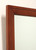 WILLETT Mid Century Solid Cherry Rectangular Dresser / Wall Mirror