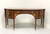 SOLD - BAKER Stately Homes Inlaid Mahogany & Satinwood Bowfront Sideboard