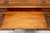 SOLD - Burlwood Inlaid Mahogany Leather Top Traditional Executive Desk