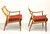 SOLD - Hvidt and Molgaard Nielsen for John Stuart 147 Teak Lounge Chairs - Pair