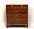 SOLD - Antique 19th Century American Mahogany Chest w/ Inlaid Satinwood & Escutcheons