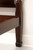 SOLD - WELLINGTON HALL Solid Mahogany Queen Size Rice Carved Four Poster Bed