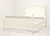 SOLD - Traditional Style White Painted Full Size Low Post Bed - B