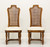 SOLD - THOMASVILLE Ceremony Collection Mediterranean Walnut Dining Side Chairs - Pair A