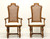 SOLD - THOMASVILLE Ceremony Collection Mediterranean Walnut Dining Armchairs - Pair