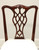 SOLD - COUNCILL Mahogany Chippendale Style Straight Leg Dining Side Chairs - Pair B