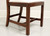 SOLD - COUNCILL Mahogany Chippendale Style Straight Leg Dining Side Chairs - Pair B