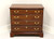 SOLD - COUNCILL CRAFTSMEN Banded Mahogany Chippendale Style Bachelor Chest