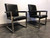SOLD OUT - POLO Ralph Lauren by HENREDON Chrome & Leather Club Chairs - Pair