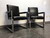SOLD OUT - POLO Ralph Lauren by HENREDON Chrome & Leather Club Chairs - Pair