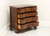 SOLD - Chippendale Style Cherry Block Front Nightstand Bedside Chest