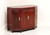 SOLD - Vintage 20th Century Asian Style Rosewood Finish Console Cabinet