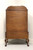 SOLD - LAMMERT'S FURNITURE Mahogany Chippendale Double Bonnet Curio Display Cabinet