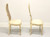 SOLD - French Provincial Louis XV Style Vintage Caned Dining Side Chairs - Pair B