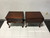 SOLD - Solid Cherry Queen Anne Style Side End Tables by JF DELWOOD - Near Pair