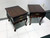 SOLD - Solid Cherry Queen Anne Style Side End Tables by JF DELWOOD - Near Pair