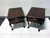 SOLD - Solid Cherry Queen Anne Style Side End Tables by JF DELWOOD - Near Pair