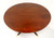 SOLD - CRAFTIQUE Solid Mahogany Regency 48" Round Single Pedestal Dining Table