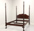 SOLD - STATTON Old Towne Cherry Chippendale Style Queen Size Four Poster Bed