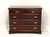 SOLD - Antique Mahogany Chippendale Bachelor Chest with Fluted Columns