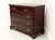 SOLD - Antique Mahogany Chippendale Bachelor Chest with Fluted Columns