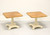 HENREDON Mid 20th Century Neoclassical Coffee Cocktail Tables - Pair