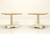 HENREDON Mid 20th Century Neoclassical Coffee Cocktail Tables - Pair