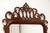 SOLD - LEXINGTON Distressed Mahogany Chippendale Style Wall Mirror