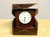 SOLD - MAITLAND SMITH Leather Desk Clock