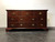SOLD OUT - High End Mahogany Chippendale Triple 9-Drawer Dresser