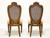 SOLD - HELLAM French Provincial Louis XVI Walnut Caned Dining Side Chairs - Pair B