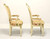 SOLD - HELLAM French Provincial Louis XVI Caned Dining Armchairs - Pair