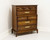 Mid 20th Century Walnut Asian Influenced Chest of Drawers