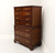 SOLD - HENKEL HARRIS 119 29 Solid Mahogany Chippendale Chest on Chest