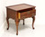 SOLD - HICKORY CHAIR James River Mahogany Queen Anne Nightstand / Accent Side Table - B