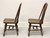 SOLD - ETHAN ALLEN Royal Charter Oak Bowback Windsor Dining Side Chairs - Pair A