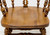 SOLD - ETHAN ALLEN Royal Charter Oak Bowback Windsor Dining Armchairs - Pair