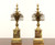 SOLD - Solid Brass Open Pine Cone Mantle Ends / Shelf Accents - Pair