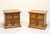 SOLD - DREXEL Velero Mid 20th Century Spanish Style Nightstands - Pair