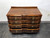 SOLD OUT - Early 20th Century Burl Walnut Block Front Bachelor Chest of Drawers