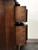 SOLD OUT - Early 20th Century Burl Walnut Block Front Bachelor Chest of Drawers