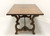 SOLD - Mid 20th Century Walnut Spanish Baroque Style Trestle Dining Table