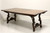 SOLD - Mid 20th Century Walnut Spanish Baroque Style Trestle Dining Table