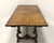 SOLD - Mid 20th Century Walnut Spanish Baroque Style Trestle Dining Table