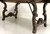 SOLD - Mid 20th Century Walnut Spanish Baroque Style Trestle Dining Table