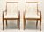 SOLD - MASTERCRAFT by Baker Contemporary Dining Armchairs - Pair